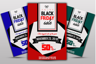 Black Friday Sale Flyer Template