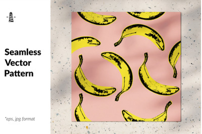 Bananas seamless pattern