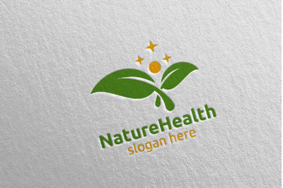 Organic Health Care Medical Logo 15