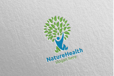 Organic Health Care Medical Logo 16