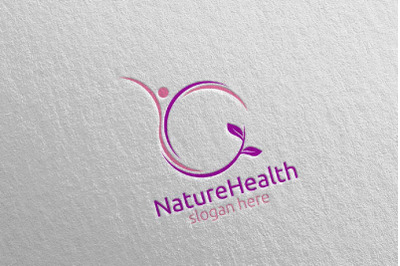 Organic Health Care Medical Logo 17