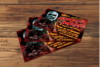 Horror Party Flyer