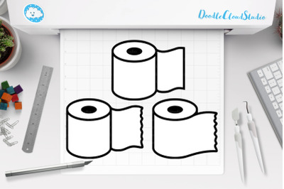 Toilet Paper SVG&2C; Toilet Paper Set&2C; Toilet Paper Rolls Svg.