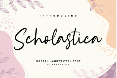 Scholastica Modern Handwritten Font