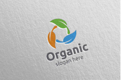 Natural and Organic Logo design template 31