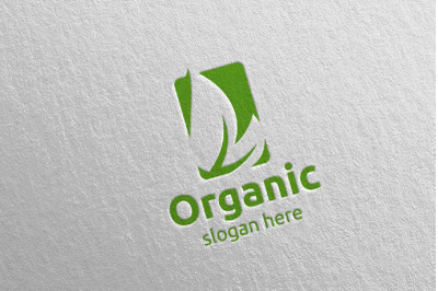 Natural and Organic Logo design template 33