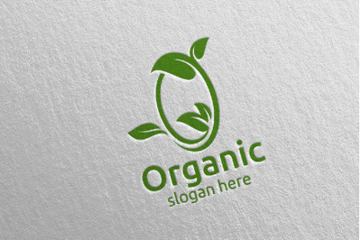 Natural and Organic Logo design template 36