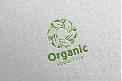 Infinity Natural and Organic Logo design template 3