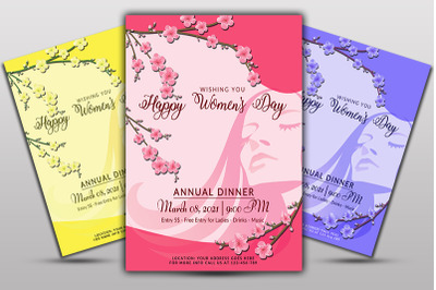 Happy Women day Flyer