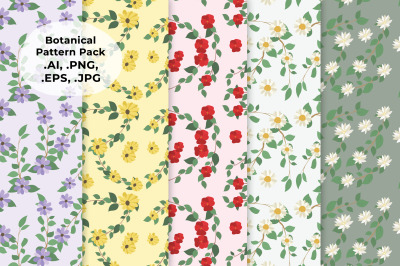 Botanical Pattern Pack