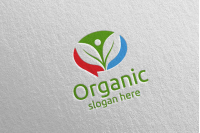 Chat or Blog Natural and Organic Logo design 12