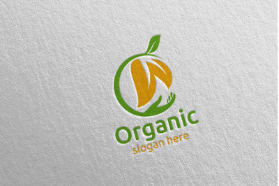 Natural and Organic Logo design template 14