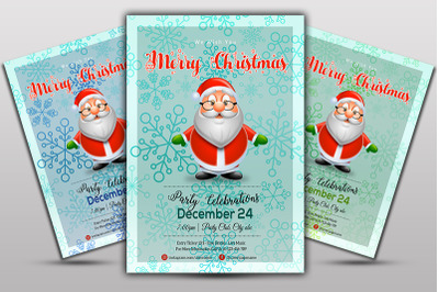 Christmas Party Flyer Template