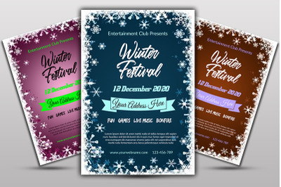 Winter Festival Flyer