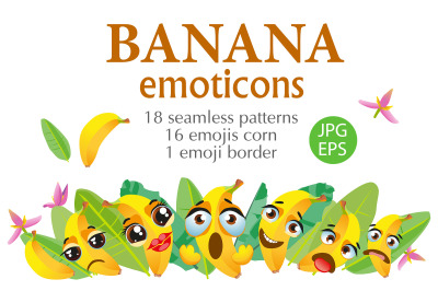 Banana emoticons