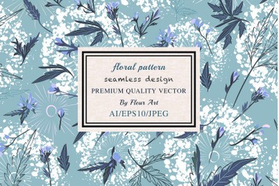 Elegant rustic vector vintage pattern for design