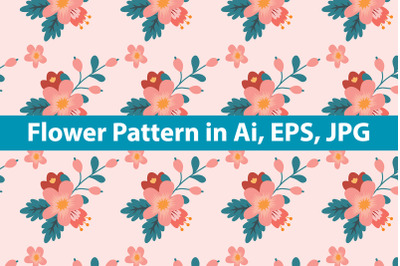 Flower Pattern Vector Design