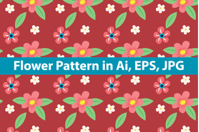 Flower Pattern Vector Design