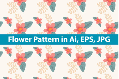 Flower Pattern Art Character