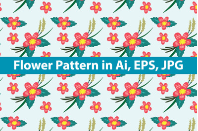 Art Flower Pattern Character