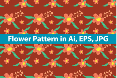 Art Flower Pattern Character