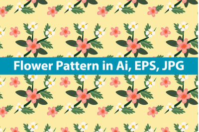 Flower Pattern Vector Design