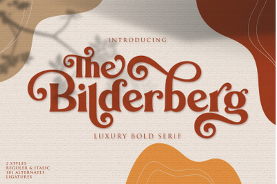 Bilderberg | Luxury Bold Serif
