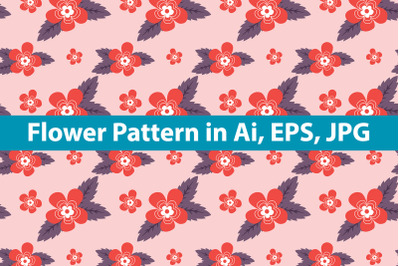 Art Flower Pattern Character