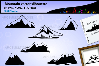 Mountain svg silhouette