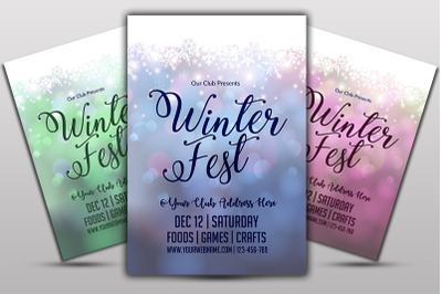 Winter Fest&nbsp; Flyer