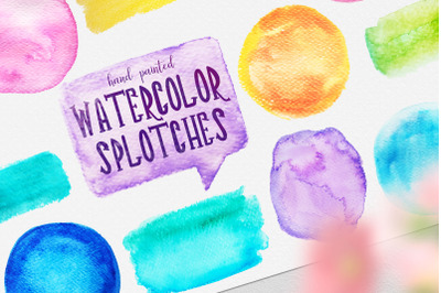 Watercolor Splotches