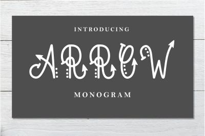 Arrow Monogram