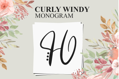 Curly Windy Monogram