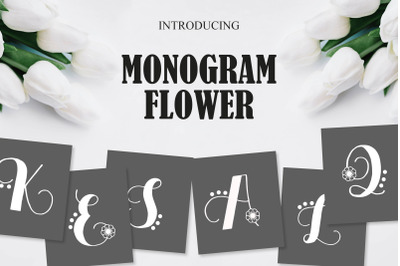 Monogram Flower