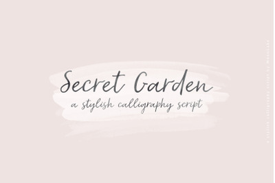 Secret Garden | Calligraphy Script