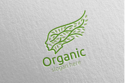 Natural and Organic Logo design template 21