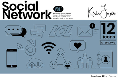 Social Network Icons Set