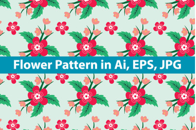 Flower Pattern Vector Design