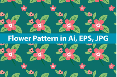 Colorful Flower Pattern Character