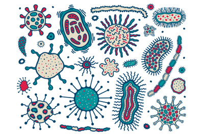 Virus microbe set