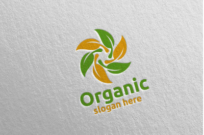 Natural and Organic Logo design template 29