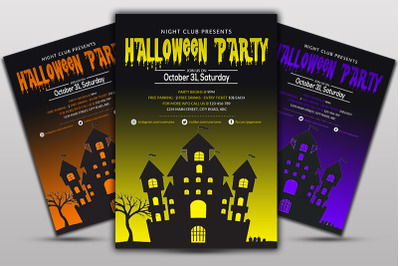 Halloween Party Flyer Template