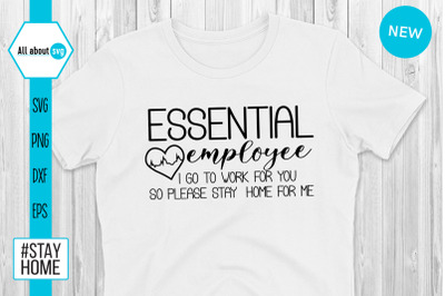 Essential Employee Svg