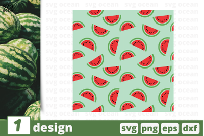 1 WATERMELON svg pattern, fruit&nbsp;cricut svg