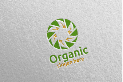 Natural and Organic Logo design template 31