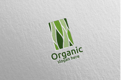 Natural and Organic Logo design template 32