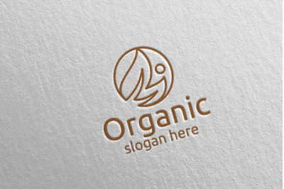 Natural and Organic Logo design template 34