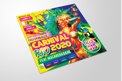 Rio Carnival Flyer