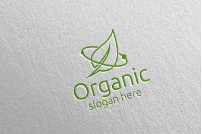 Natural and Organic Logo design template 39