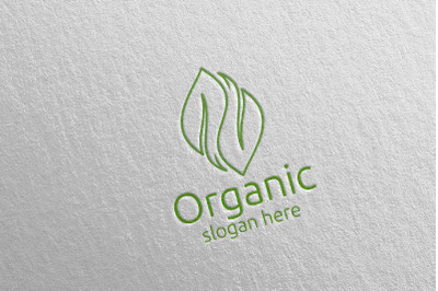 Natural and Organic Logo design template 40